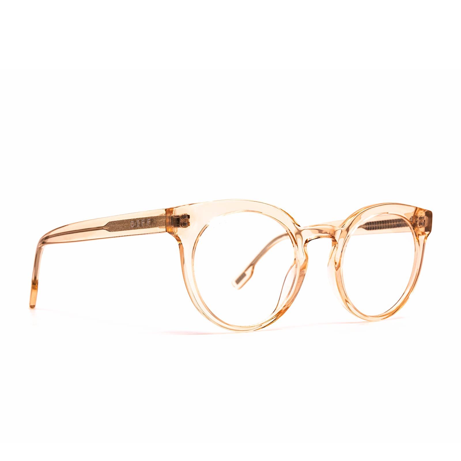 SELENA - BLUSH CRYSTAL + BLUE LIGHT TECHNOLOGY GLASSES sold by Diff Eyewear product image thumbnail 2