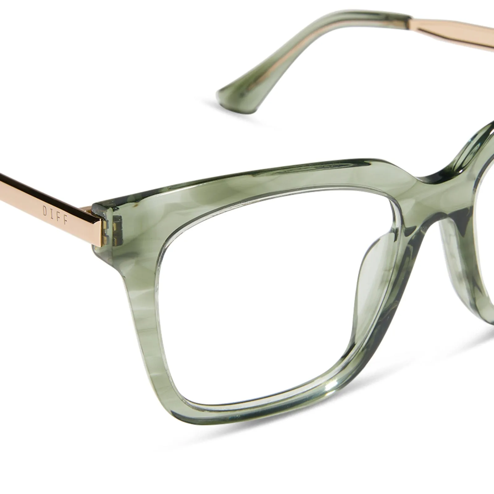 BELLA - COOL MATCHA + PRESCRIPTION GLASSES sold by Diff Eyewear product image thumbnail 4