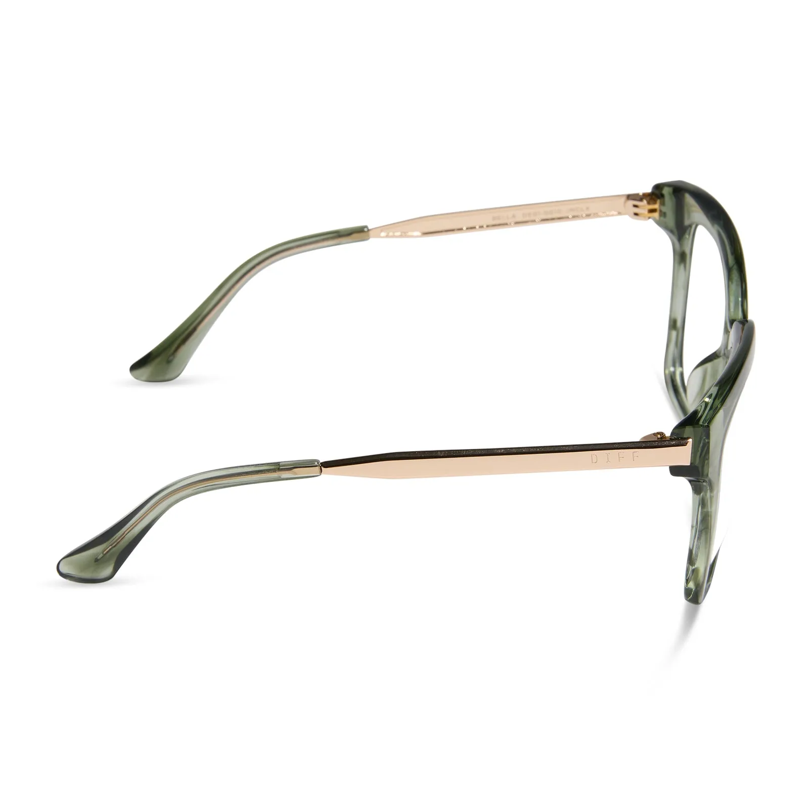 BELLA - COOL MATCHA + PRESCRIPTION GLASSES sold by Diff Eyewear product image thumbnail 3