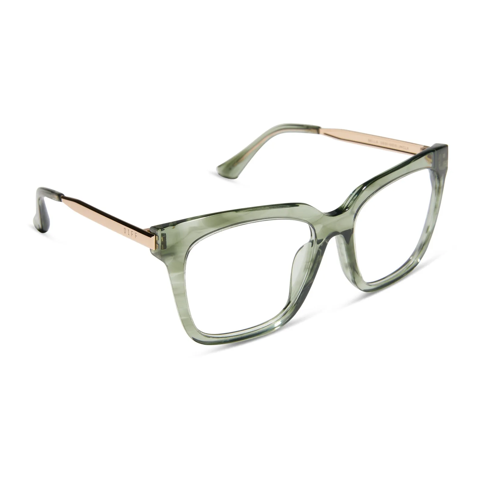 BELLA - COOL MATCHA + PRESCRIPTION GLASSES sold by Diff Eyewear product image thumbnail 2