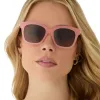 BELLA XS - PEACH + BROWN + POLARIZED SUNGLASSES sold by Diff Eyewear