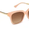 BELLA XS - PEACH + BROWN + POLARIZED SUNGLASSES sold by Diff Eyewear