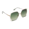 DONNA IV - BRUSHED CHAMPAGNE + COOL MATCHA GRADIENT + POLARIZED SUNGLASSES sold by Diff Eyewear