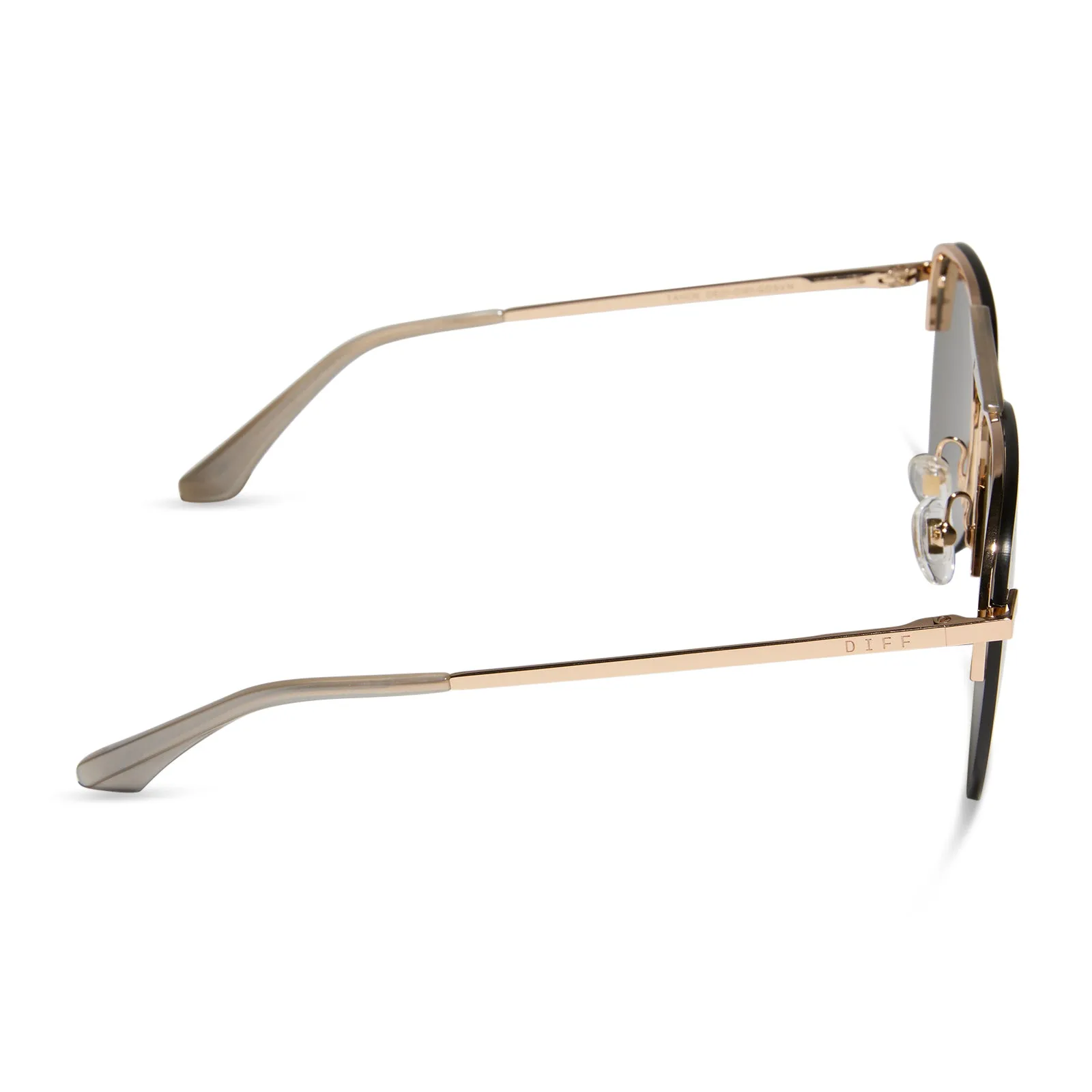 TAHOE - GOLD + SILVER CHROME MIRROR SUNGLASSES sold by Diff Eyewear product image thumbnail 3