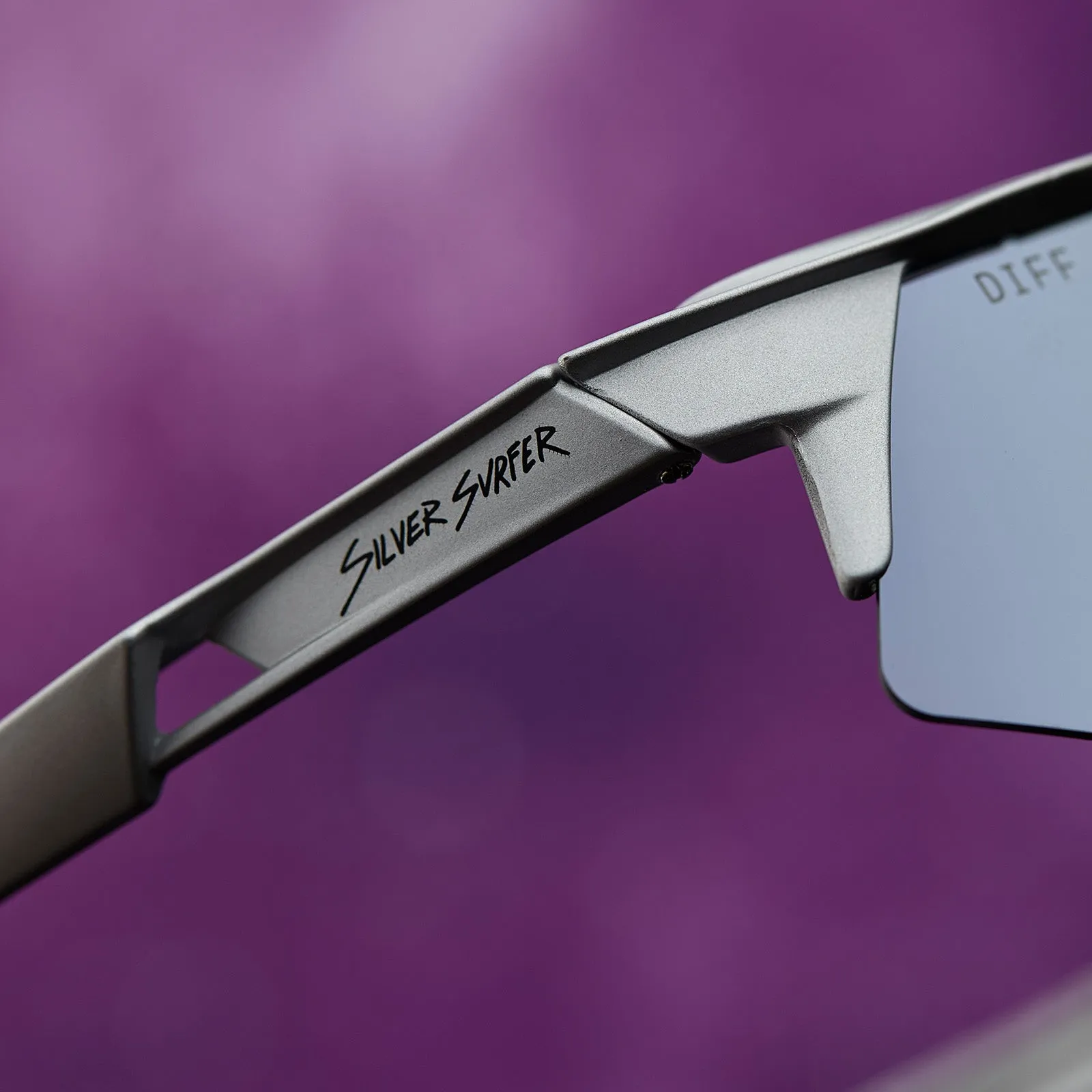 FANTASTIC FOUR - SILVER SURFER™ + SUPER SILVER + CHROME MIRROR + POLARIZED SUNGLASSES sold by Diff Eyewear product image thumbnail 5