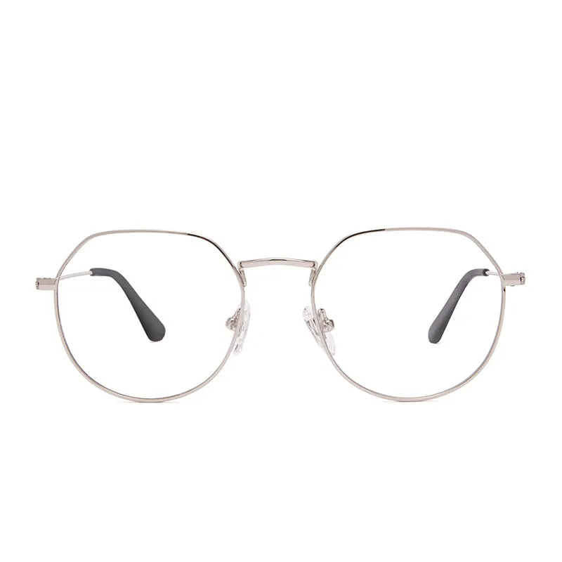 JAMES - SILVER + CLEAR sold by Diff Eyewear
