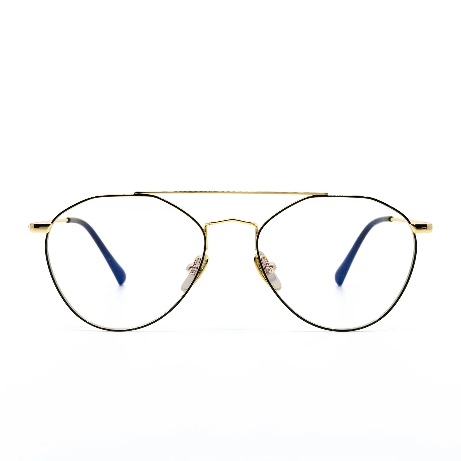 SUNDAY - GOLD + BLACK + CLEAR sold by Diff Eyewear