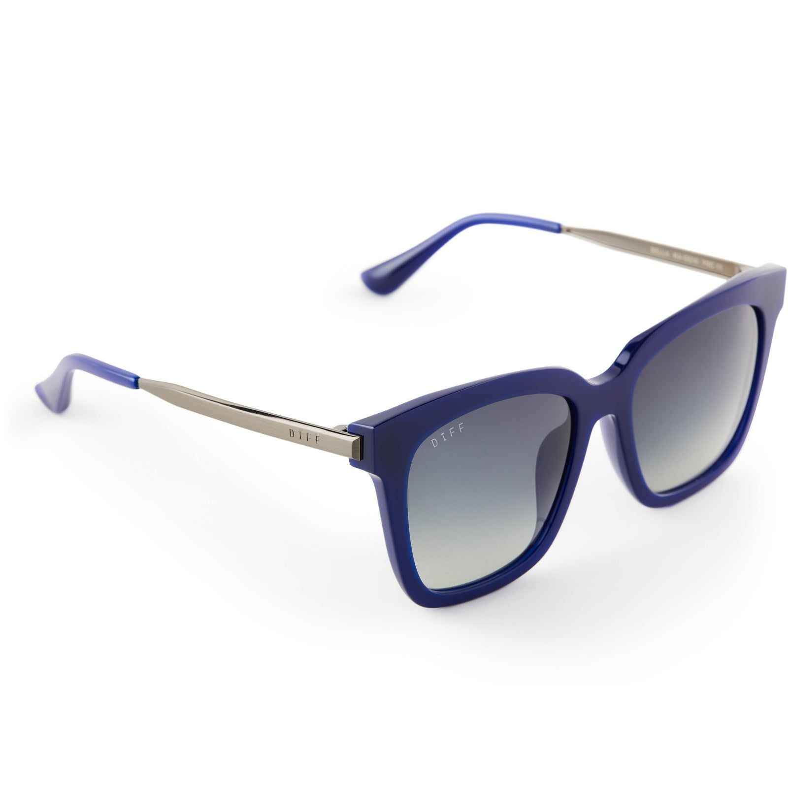 BELLA - NAVY BLUE + GREY GRADIENT SUNGLASSES sold by Diff Eyewear product image thumbnail 4