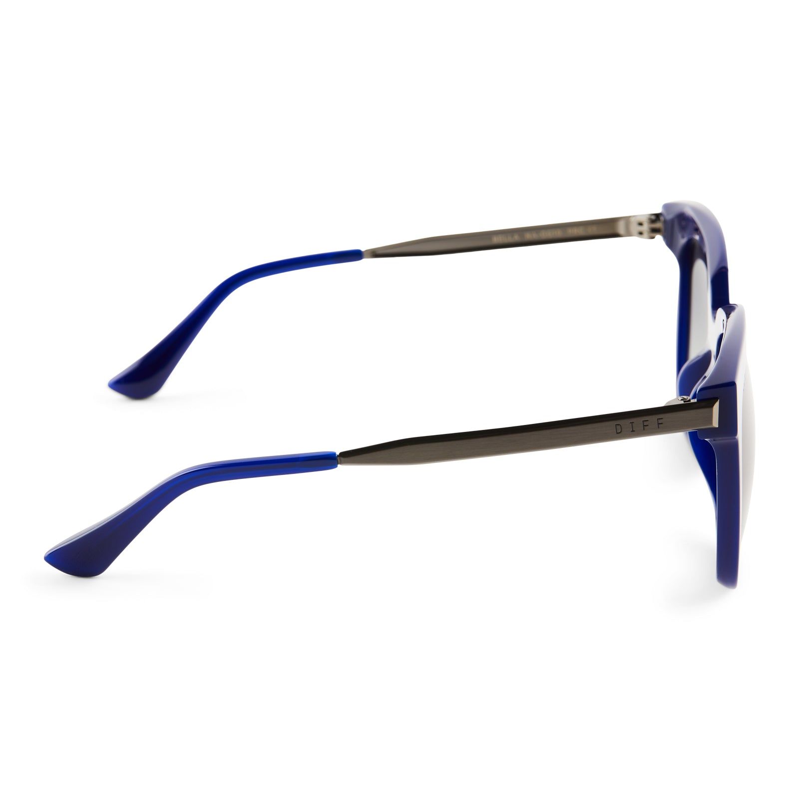 BELLA - NAVY BLUE + GREY GRADIENT SUNGLASSES sold by Diff Eyewear product image thumbnail 3