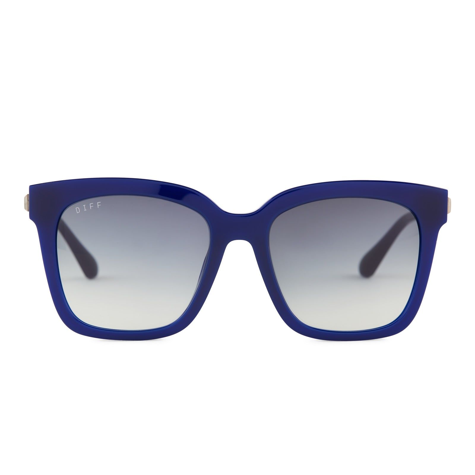 BELLA - NAVY BLUE + GREY GRADIENT SUNGLASSES sold by Diff Eyewear