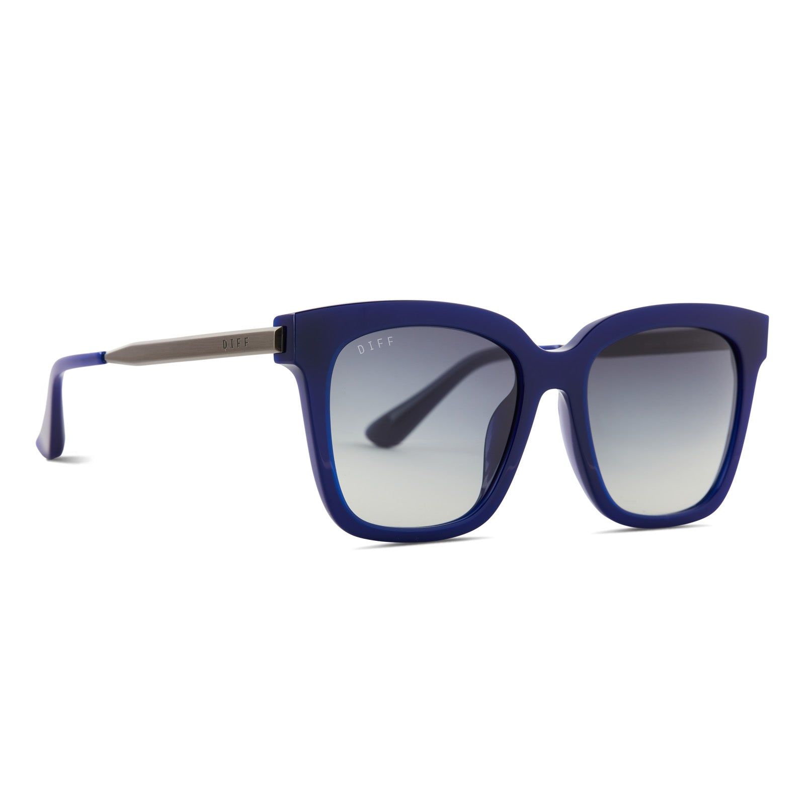 BELLA - NAVY BLUE + GREY GRADIENT SUNGLASSES sold by Diff Eyewear product image thumbnail 2