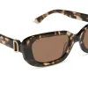 DAPHNE - ESPRESSO TORTOISE + METAL + BROWN + POLARIZED SUNGLASSES sold by Diff Eyewear