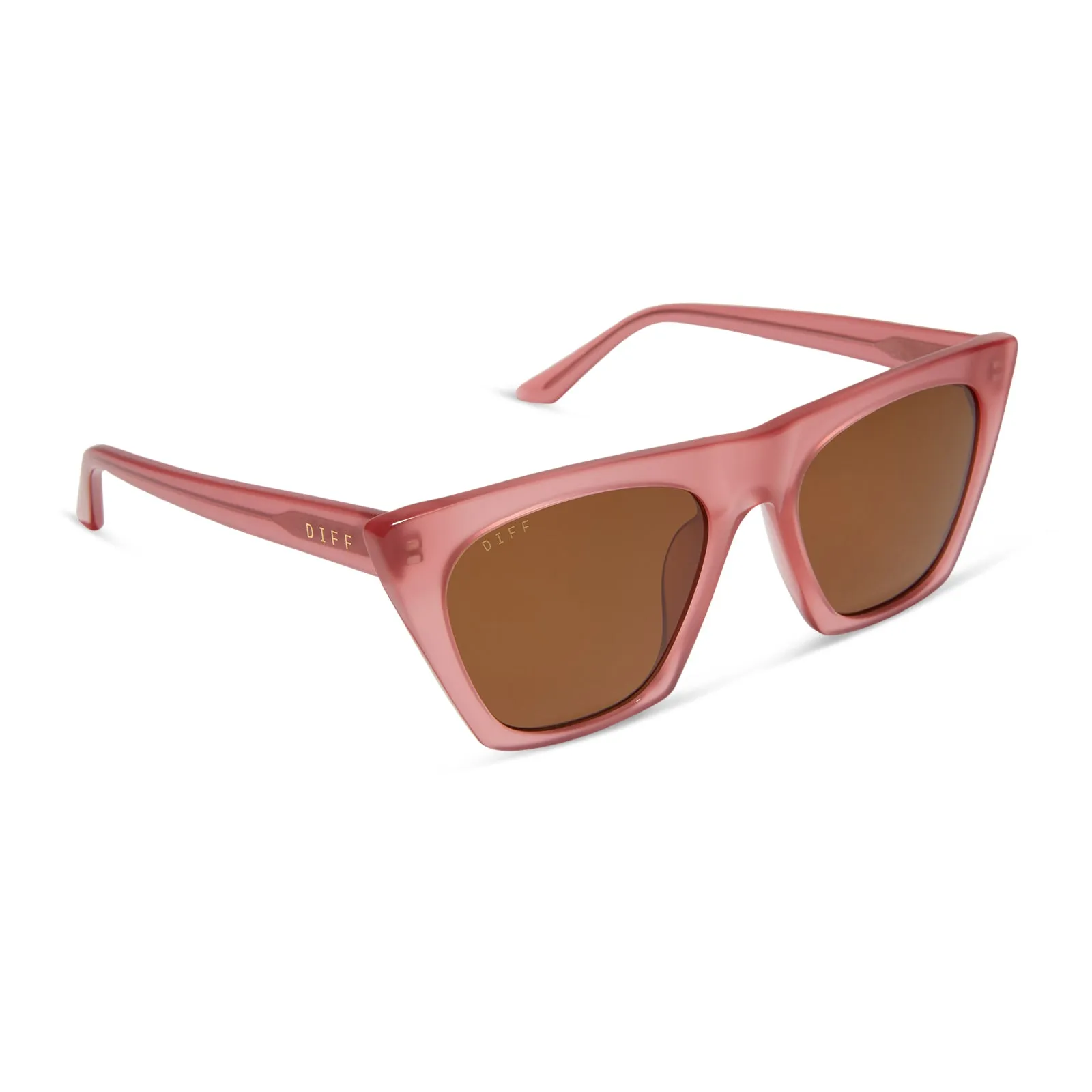 AVRIL - GUAVA + BROWN SUNGLASSES sold by Diff Eyewear product image thumbnail 2
