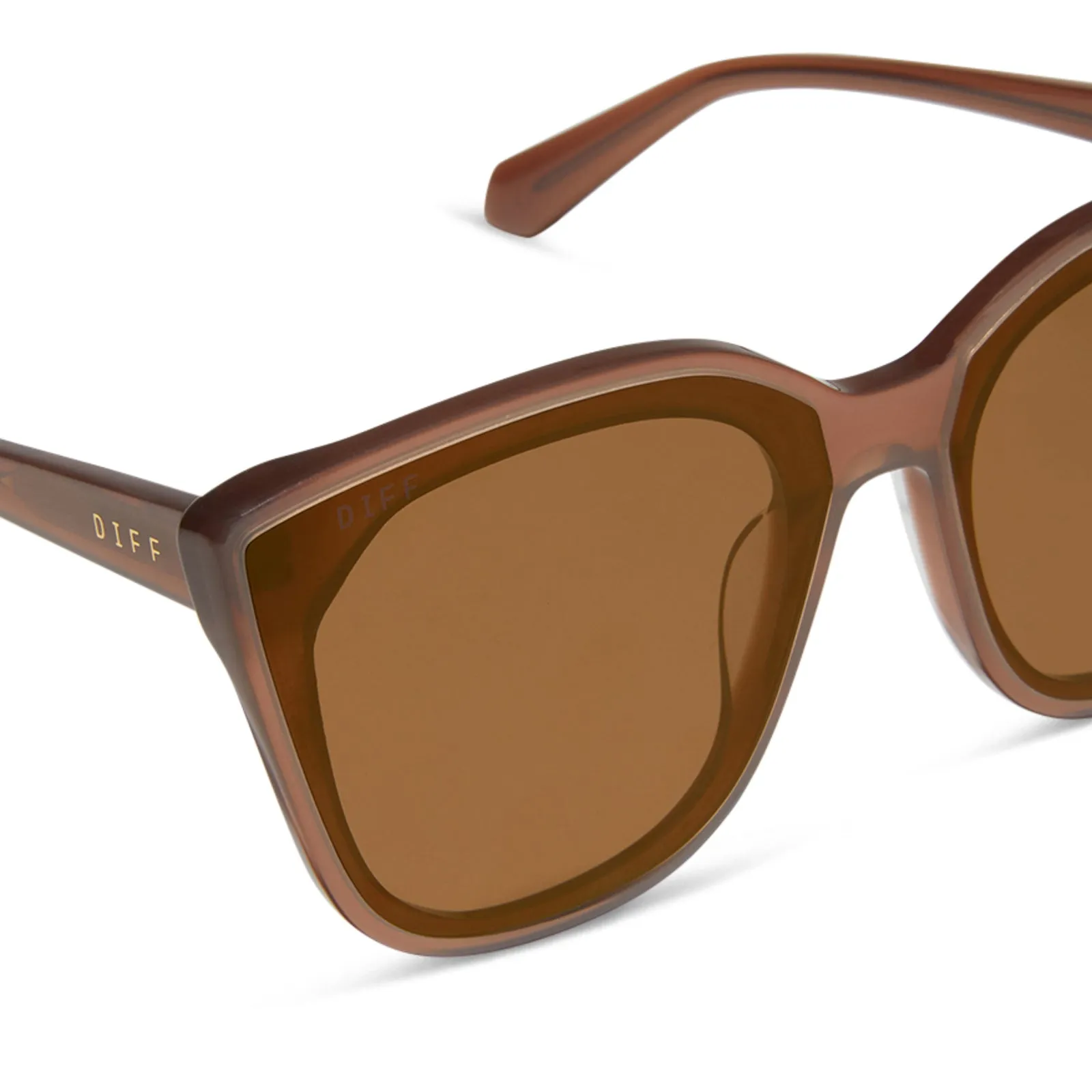 GJELINA - MACCHIATO + BROWN GRADIENT SUNGLASSES sold by Diff Eyewear product image thumbnail 4