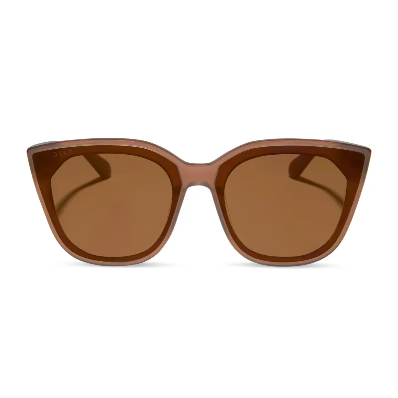 GJELINA - MACCHIATO + BROWN GRADIENT SUNGLASSES sold by Diff Eyewear