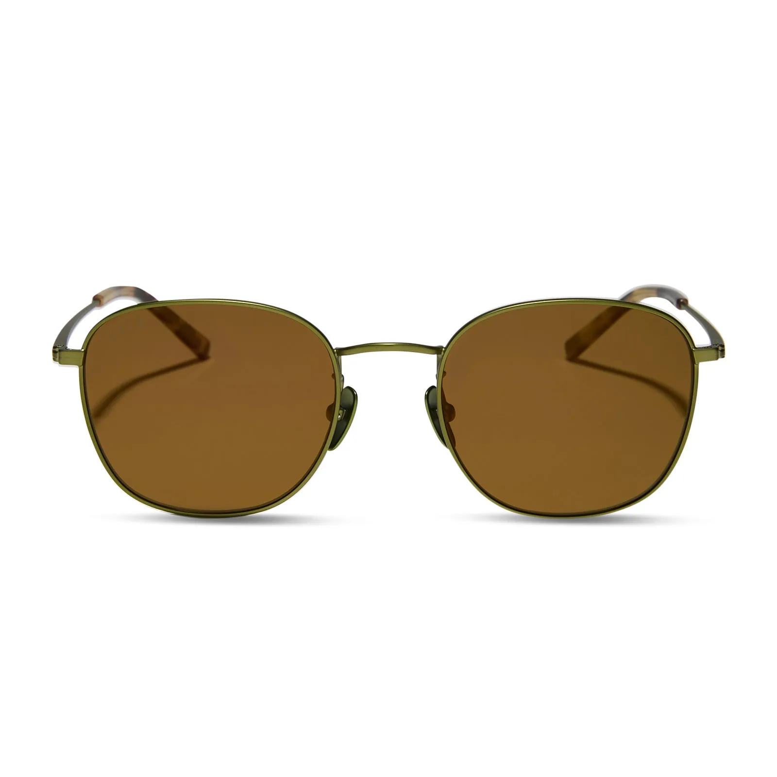 AXEL - MOSS METAL + BRILLIANT GOLD MIRROR + POLARIZED SUNGLASSES sold by Diff Eyewear