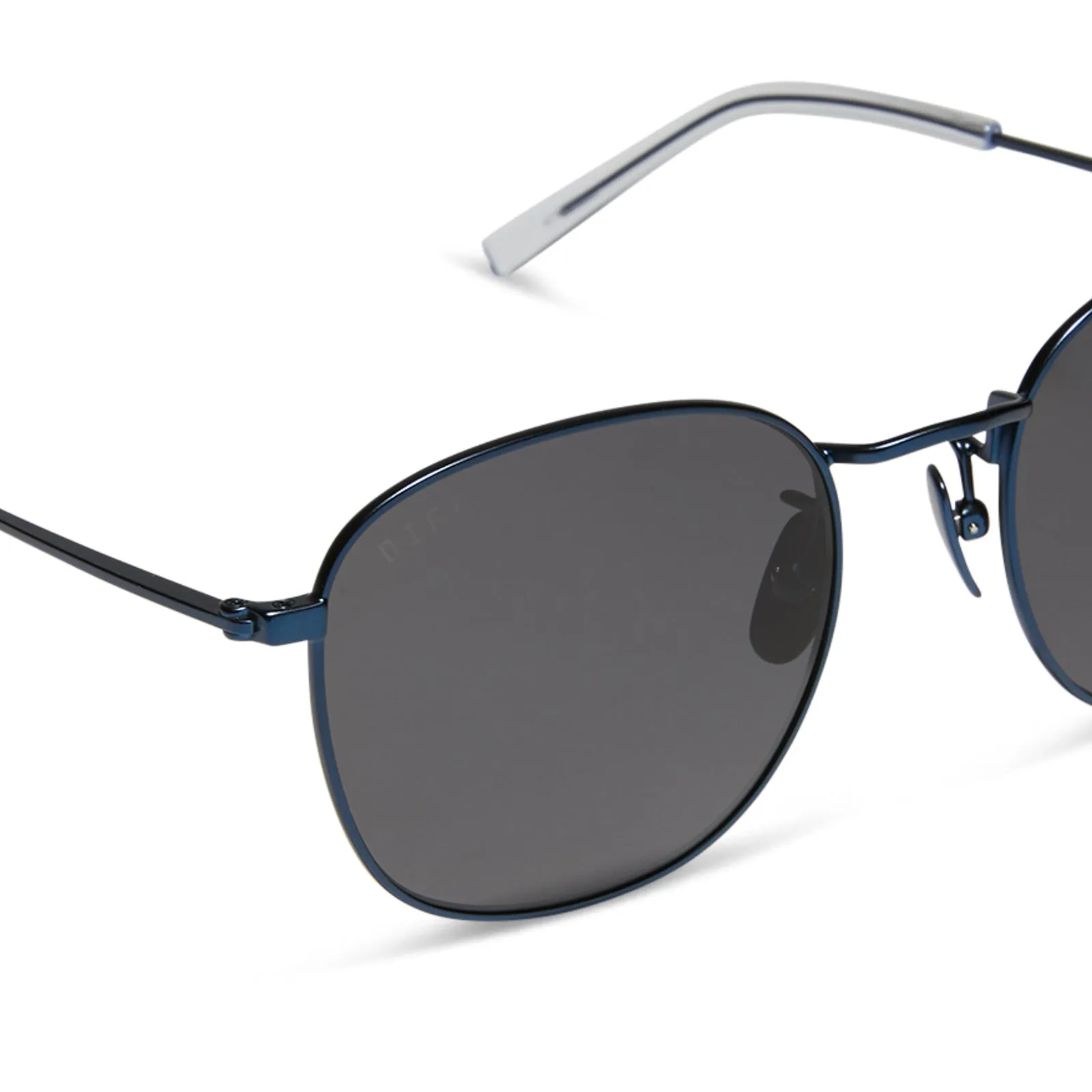 AXEL - DEEP NAVY METAL + GREY + POLARIZED SUNGLASSES sold by Diff Eyewear product image thumbnail 4