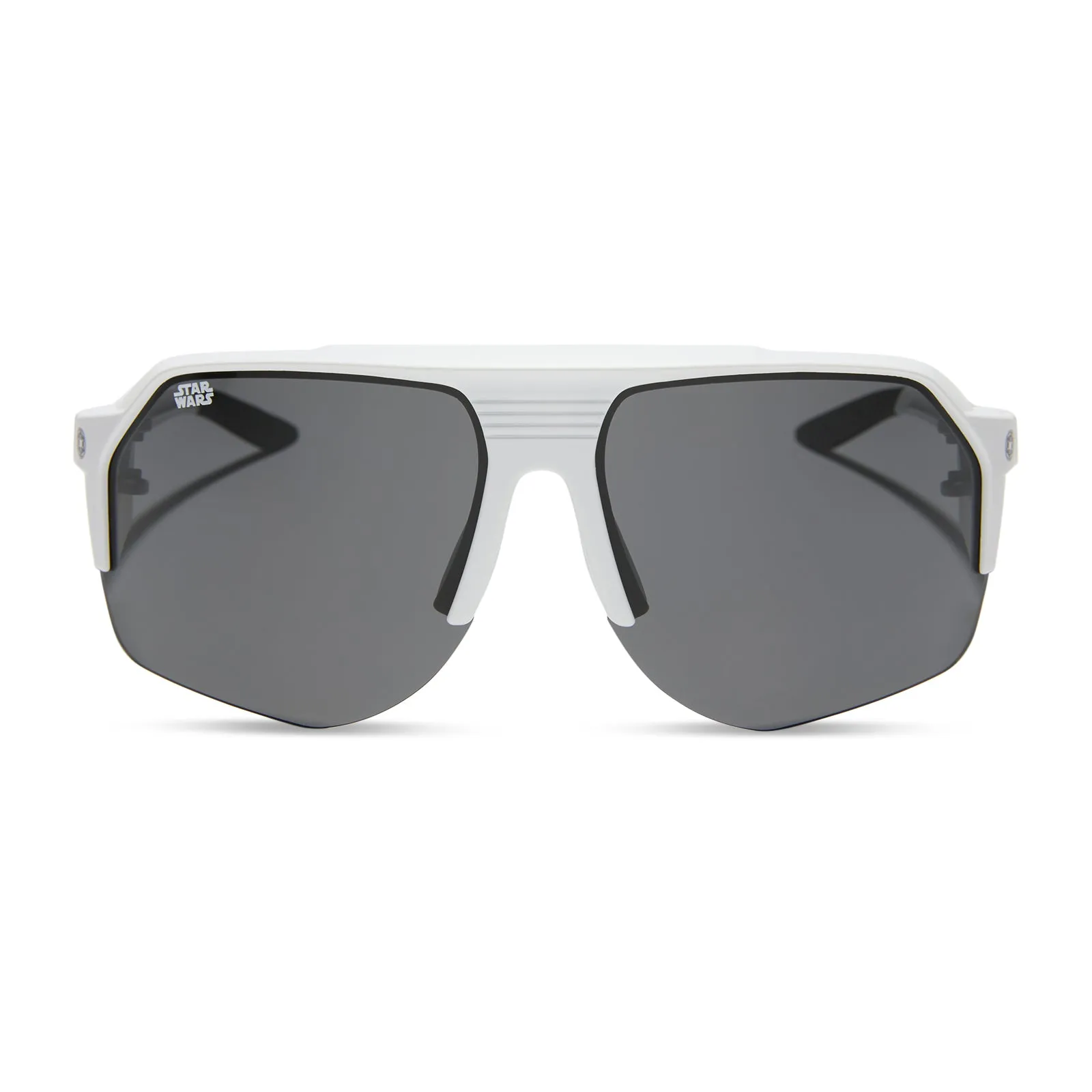 STORMTROOPER SPORT - GALACTIC WHITE + CATEGORY 3 POLARIZED DARK GREY SUNGLASSES sold by Diff Eyewear