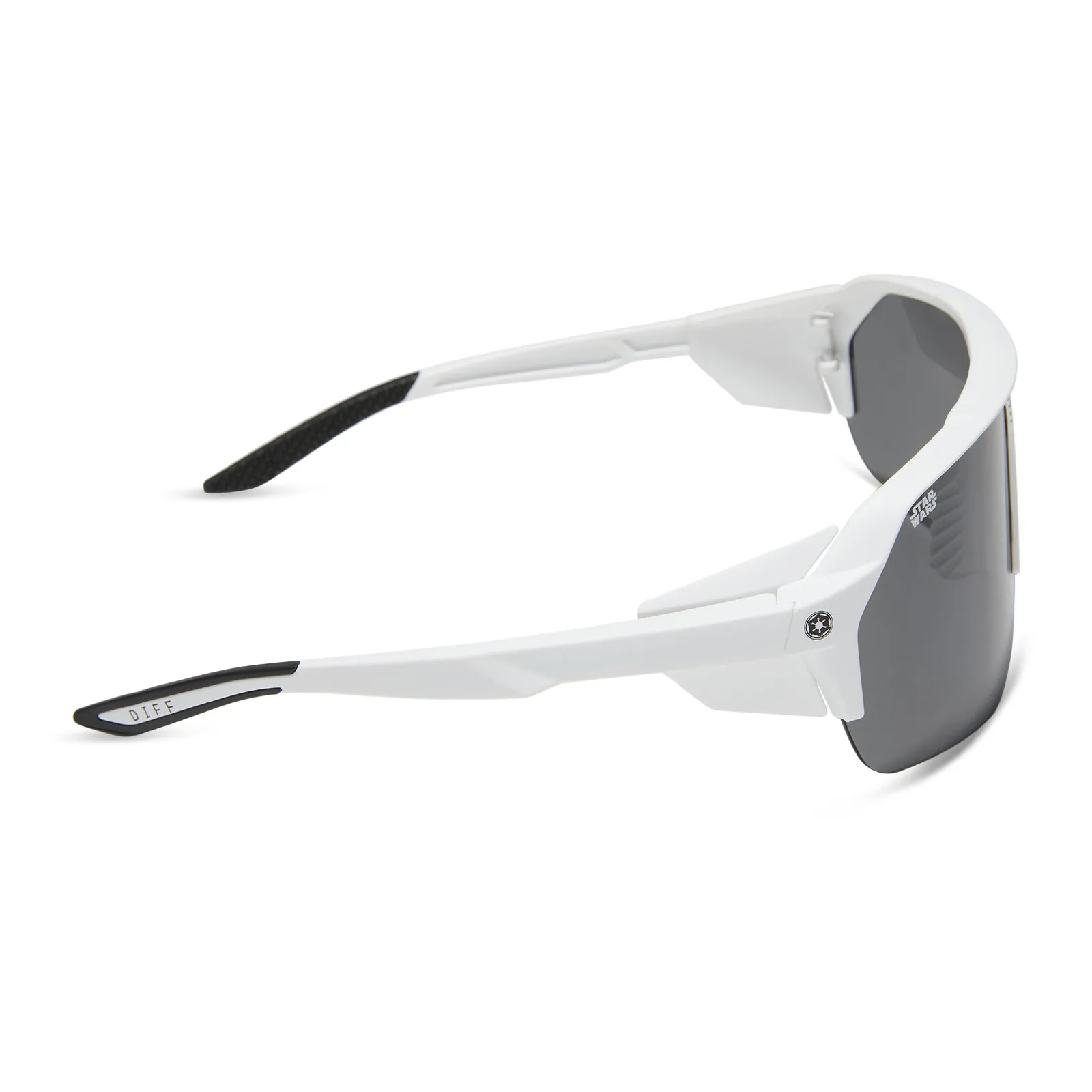 STORMTROOPER SPORT - GALACTIC WHITE + CATEGORY 3 POLARIZED DARK GREY SUNGLASSES sold by Diff Eyewear product image thumbnail 3