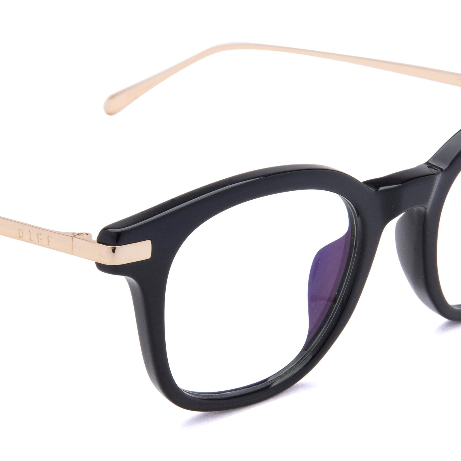 CADEN - BLACK + BLUE LIGHT TECHNOLOGY GLASSES sold by Diff Eyewear product image thumbnail 3