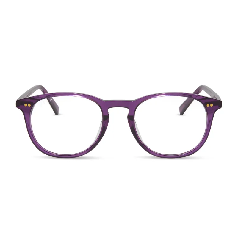 JAXSON - POSH PURPLE CRYSTAL + GLASSES sold by Diff Eyewear