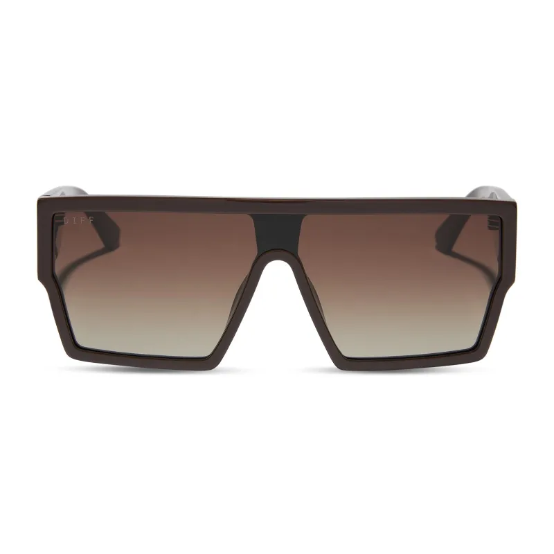 ELECTRA - TRUFFLE + TRUFFLE GRADIENT SUNGLASSES sold by Diff Eyewear