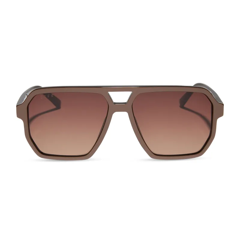 CAMERON - MOSCOW MULE + BROWN GRADIENT SUNGLASSES sold by Diff Eyewear