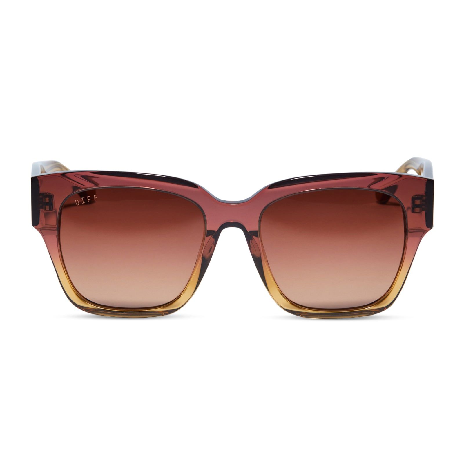 BELLA II - CLAYTON + BROWN GRADIENT SUNGLASSES sold by Diff Eyewear
