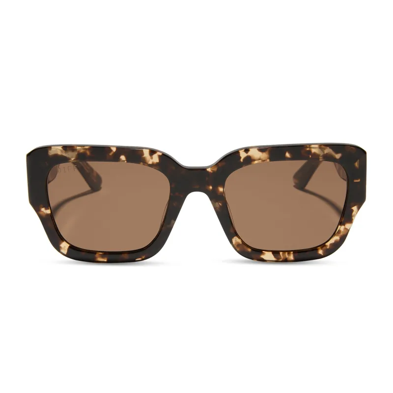 JESSIE JAMES DECKER - LOREN + ESPRESSO TORTOISE + BROWN SUNGLASSES sold by Diff Eyewear
