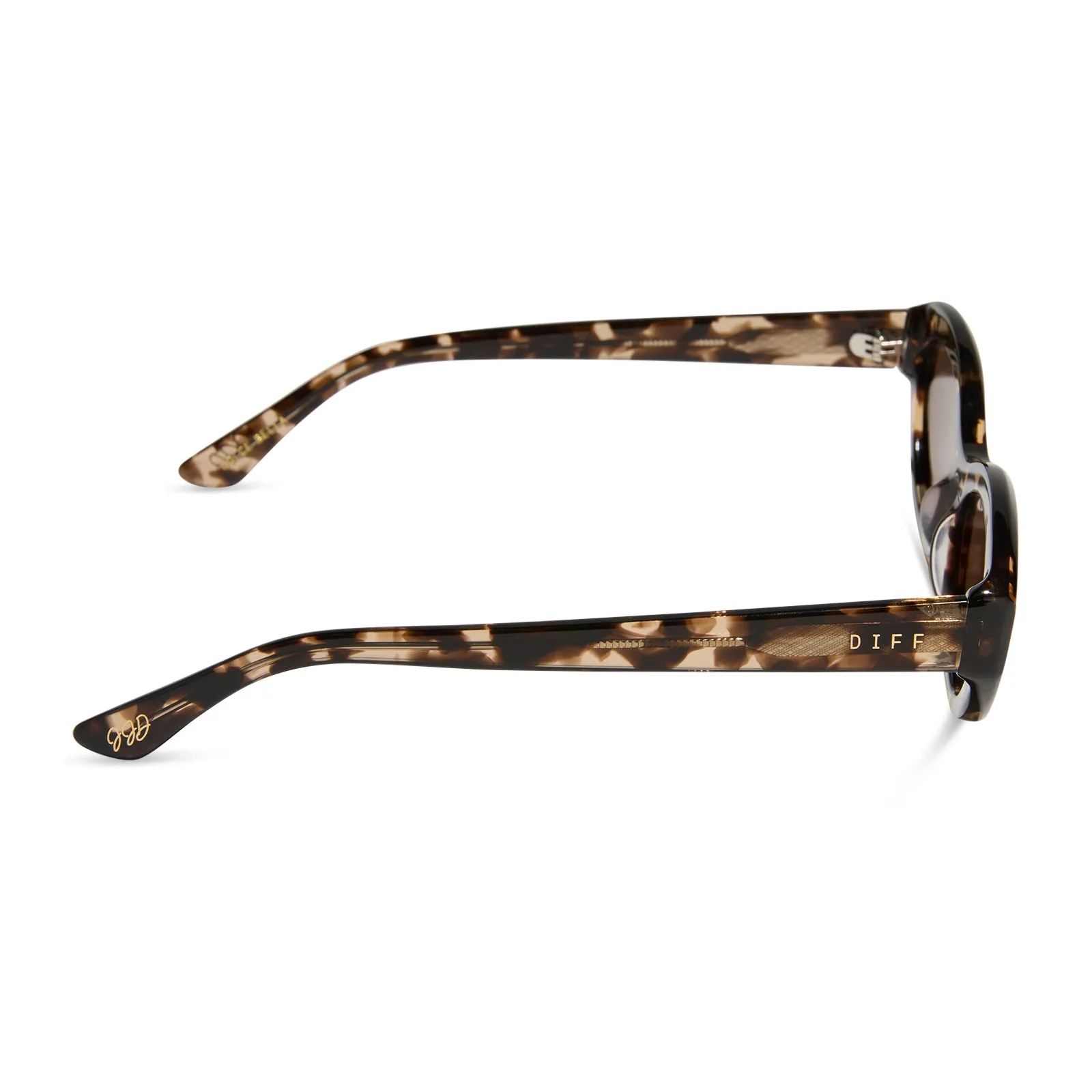 JESSIE JAMES DECKER - DOLCE BELLA + ESPRESSO TORTOISE + BROWN SUNGLASSES sold by Diff Eyewear product image thumbnail 3