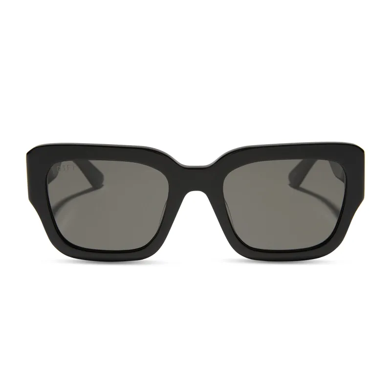 JESSIE JAMES DECKER - LOREN + BLACK + GREY SUNGLASSES sold by Diff Eyewear