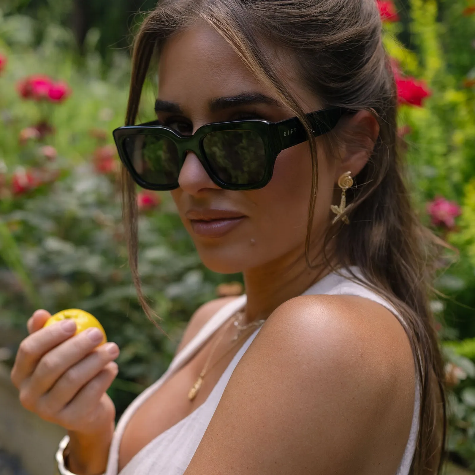 JESSIE JAMES DECKER - LOREN + BLACK + GREY SUNGLASSES sold by Diff Eyewear product image thumbnail 5