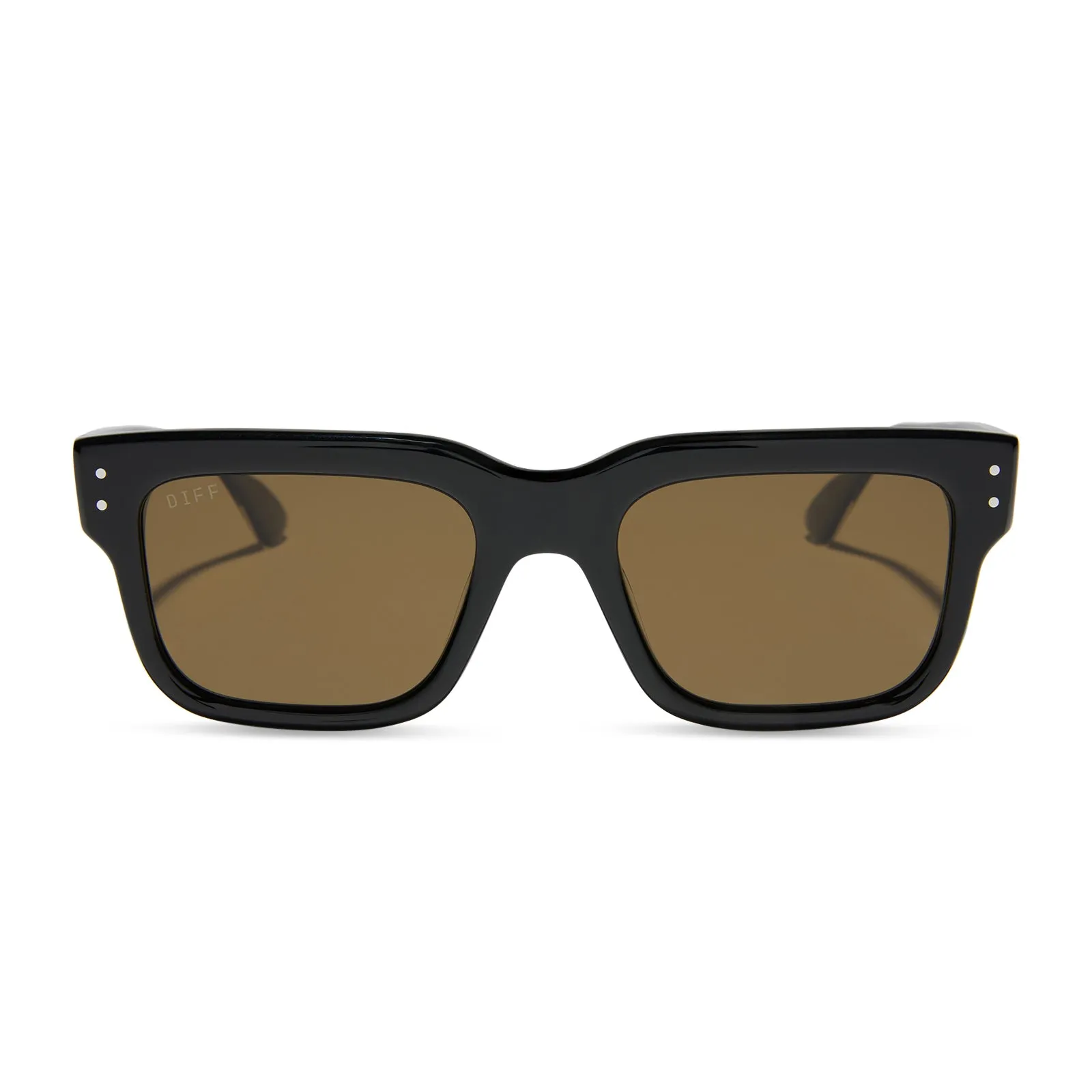 CASH - BLACK + BROWN + POLARIZED SUNGLASSES sold by Diff Eyewear