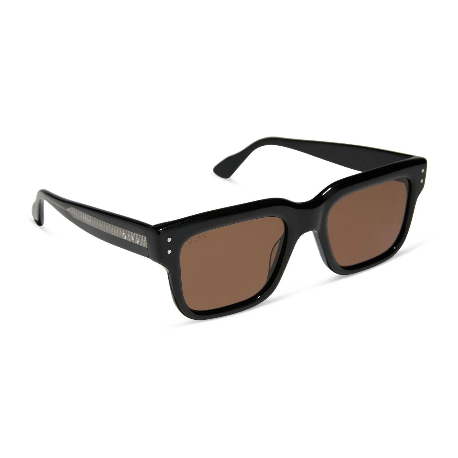 CASH - BLACK + BROWN + POLARIZED SUNGLASSES sold by Diff Eyewear product image thumbnail 2