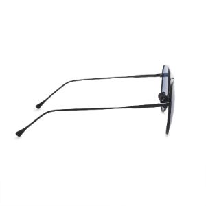 DASH - BRUSHED GUNMETAL + AEGEAN BLUE GRADIENT FLASH POLARIZED SUNGLASSES sold by Diff Eyewear