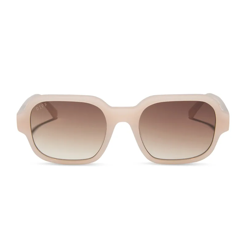 ASPYN OVARD - LOLA + MILKY BLUSH + BROWN GRADIENT SUNGLASSES sold by Diff Eyewear