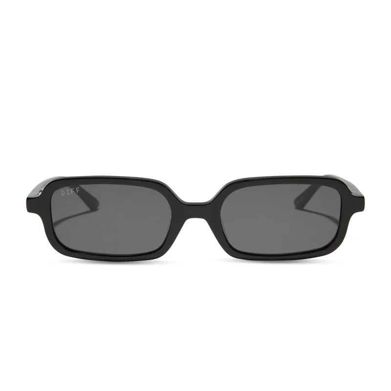 ASPYN OVARD - ELLE + BLACK + GREY SUNGLASSES sold by Diff Eyewear