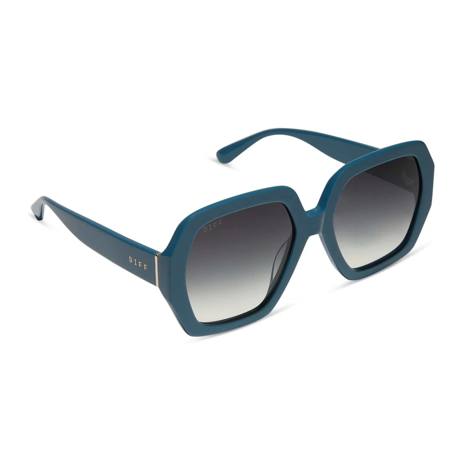 NOLA - DEEP SPACE + GREY GRADIENT + POLARIZED SUNGLASSES sold by Diff Eyewear product image thumbnail 2