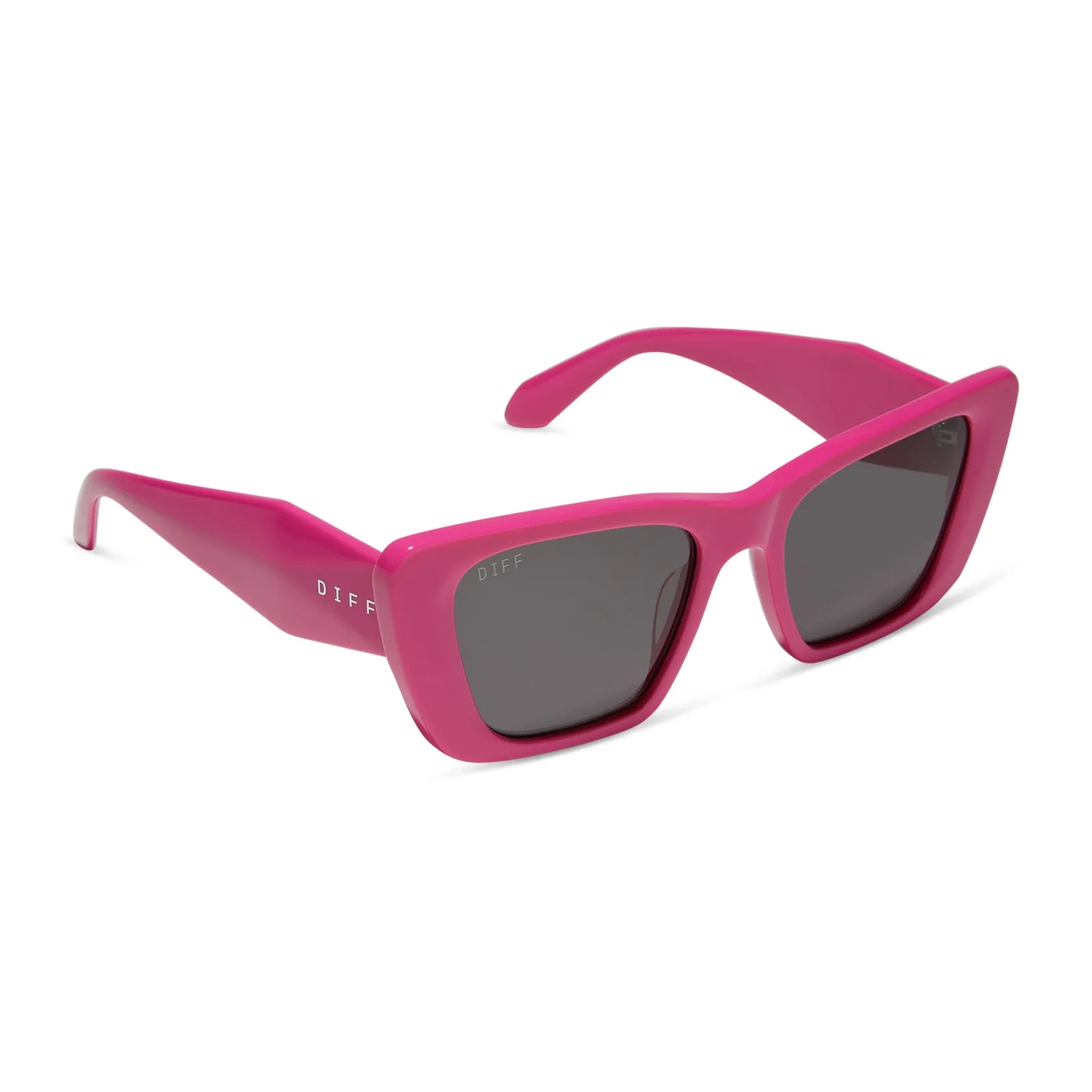 AURA - BRIGHT PINK + GREY SUNGLASSES sold by Diff Eyewear product image thumbnail 2