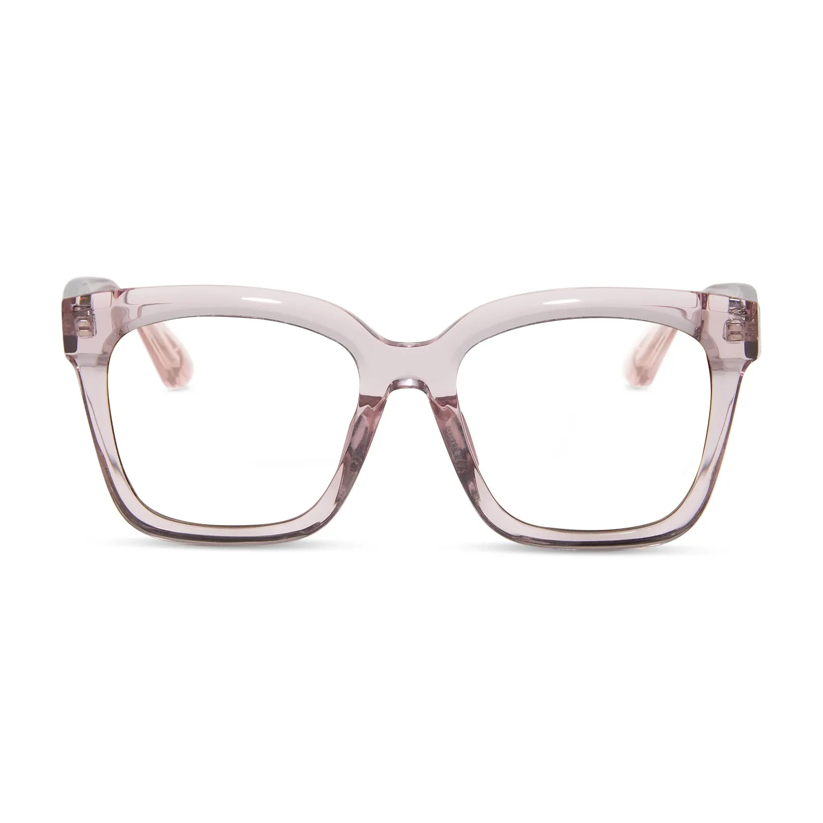MEREDITH - LIGHT PINK CRYSTAL + PRESCRIPTION GLASSES sold by Diff Eyewear