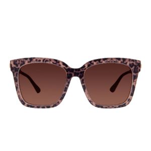 BELLA - LEOPARD TORTOISE + BROWN GRADIENT SUNGLASSES sold by Diff Eyewear