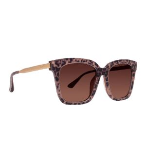 BELLA - LEOPARD TORTOISE + BROWN GRADIENT SUNGLASSES sold by Diff Eyewear