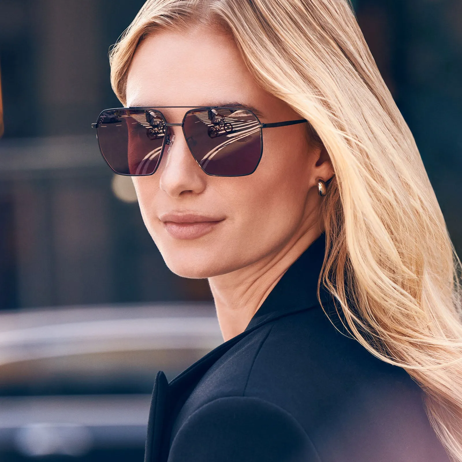 BERKELY - BLACK + DARK CHERRY SUNGLASSES sold by Diff Eyewear product image thumbnail 5