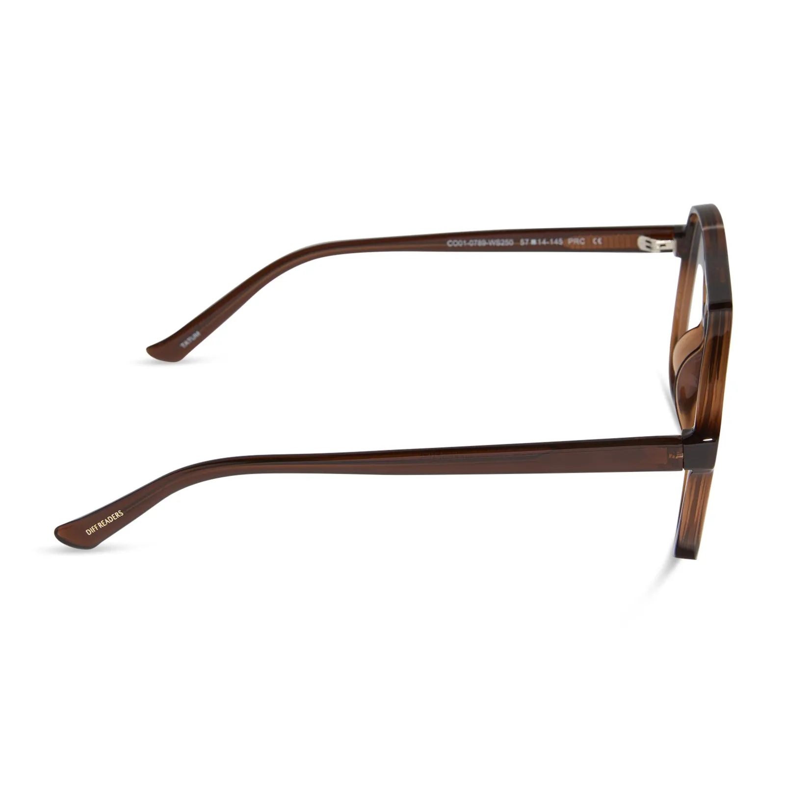 TATUM - WHISKEY CRYSTAL + PRESCRIPTION GLASSES sold by Diff Eyewear product image thumbnail 3