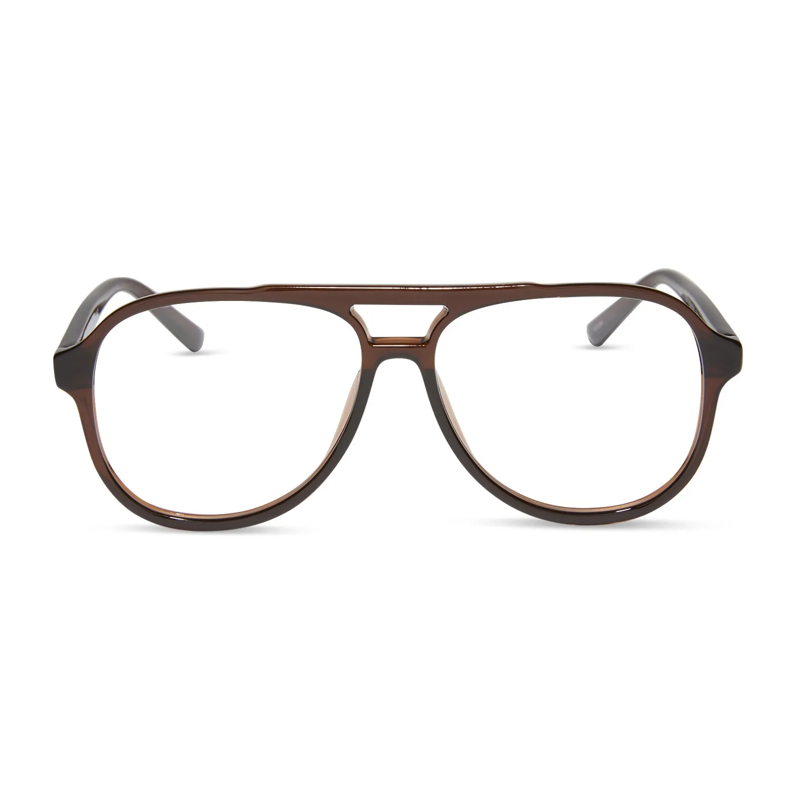 TATUM - WHISKEY CRYSTAL + PRESCRIPTION GLASSES sold by Diff Eyewear