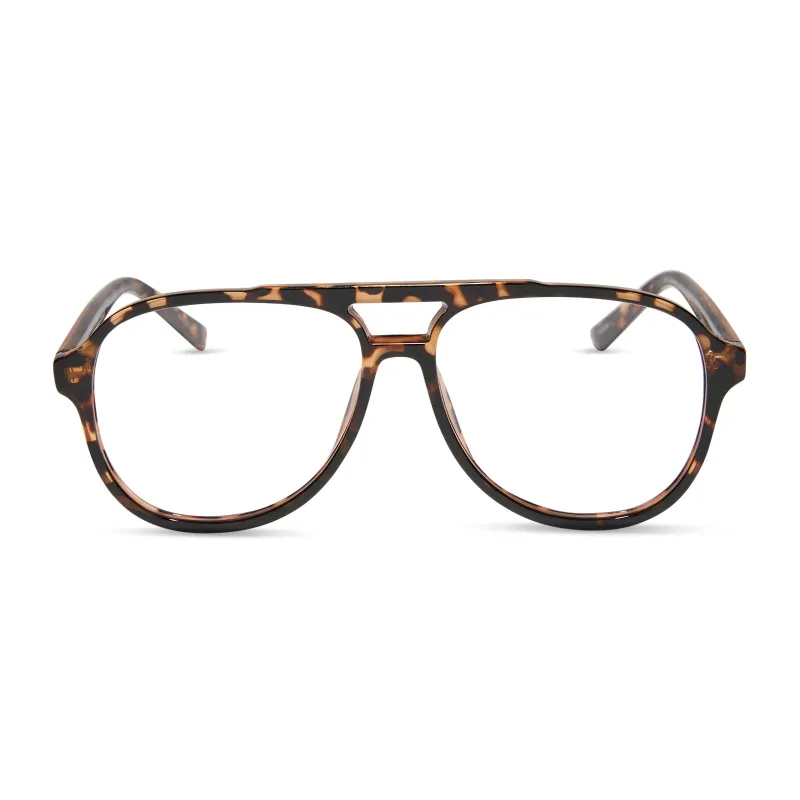 TATUM - ESPRESSO TORTOISE + PRESCRIPTION GLASSES sold by Diff Eyewear