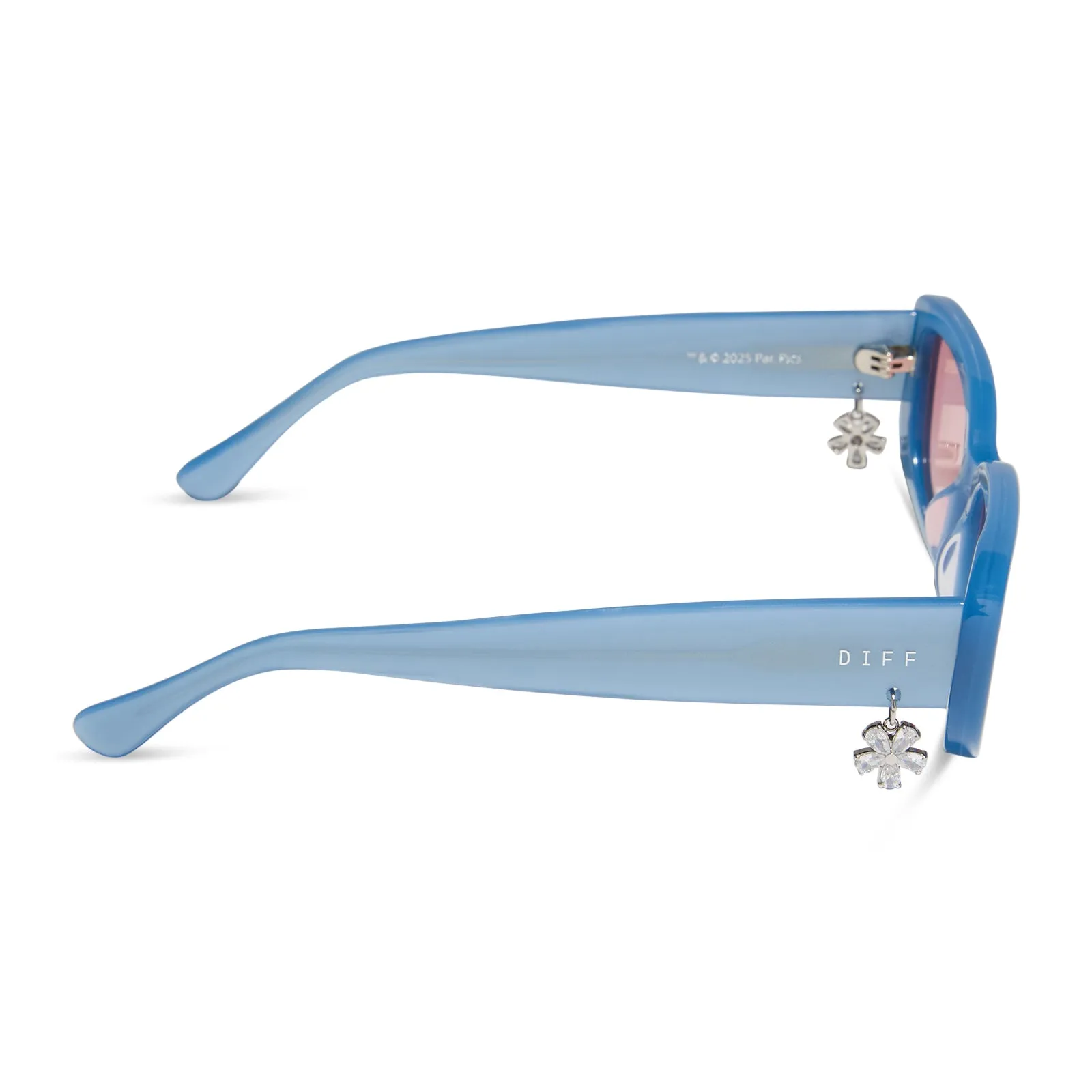 CHER - LIGHT BLUE + PINK GRADIENT SUNGLASSES sold by Diff Eyewear product image thumbnail 3