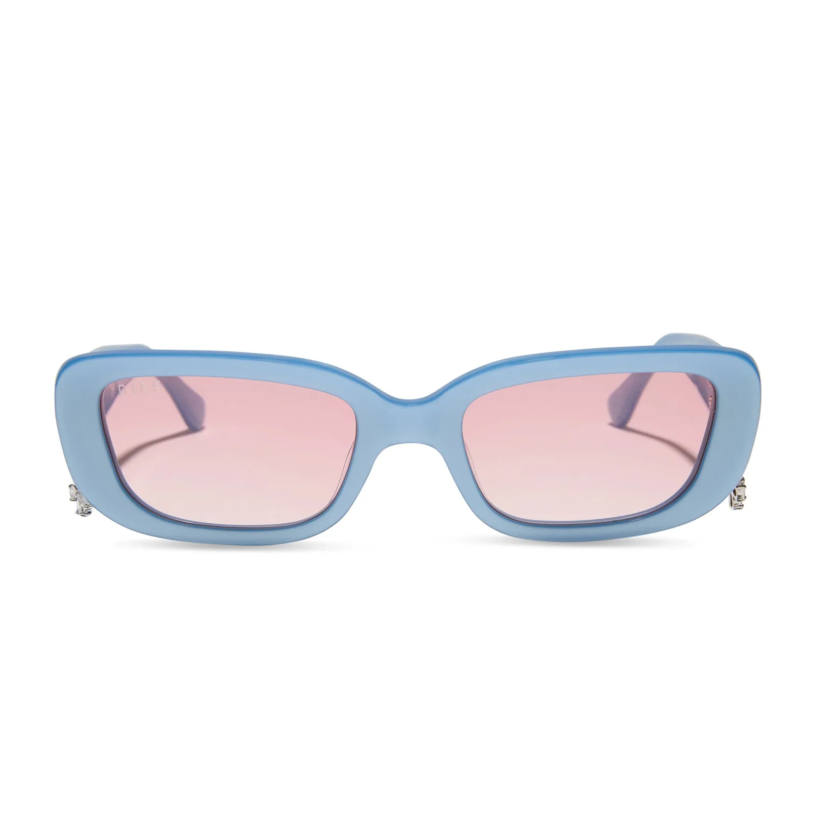 CHER - LIGHT BLUE + PINK GRADIENT SUNGLASSES sold by Diff Eyewear product image thumbnail 2