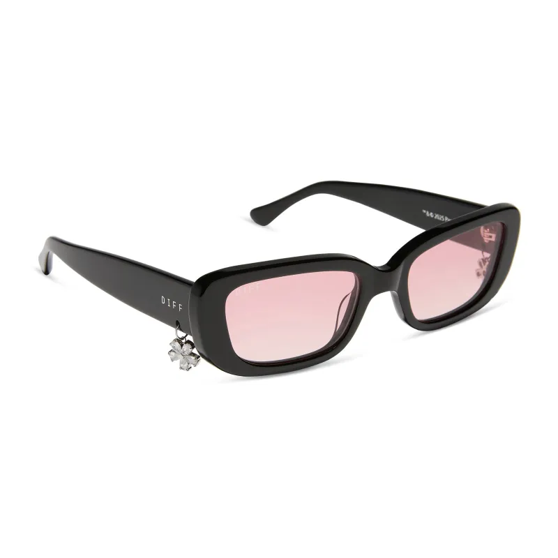 CHER - BLACK + PINK GRADIENT SUNGLASSES sold by Diff Eyewear