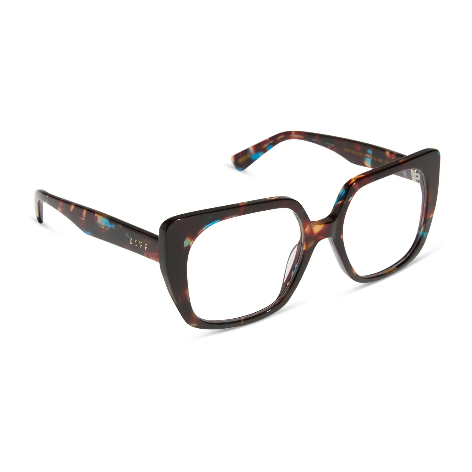 CECILIA - CONFETTI TORTOISE + PRESCRIPTION GLASSES sold by Diff Eyewear product image thumbnail 2